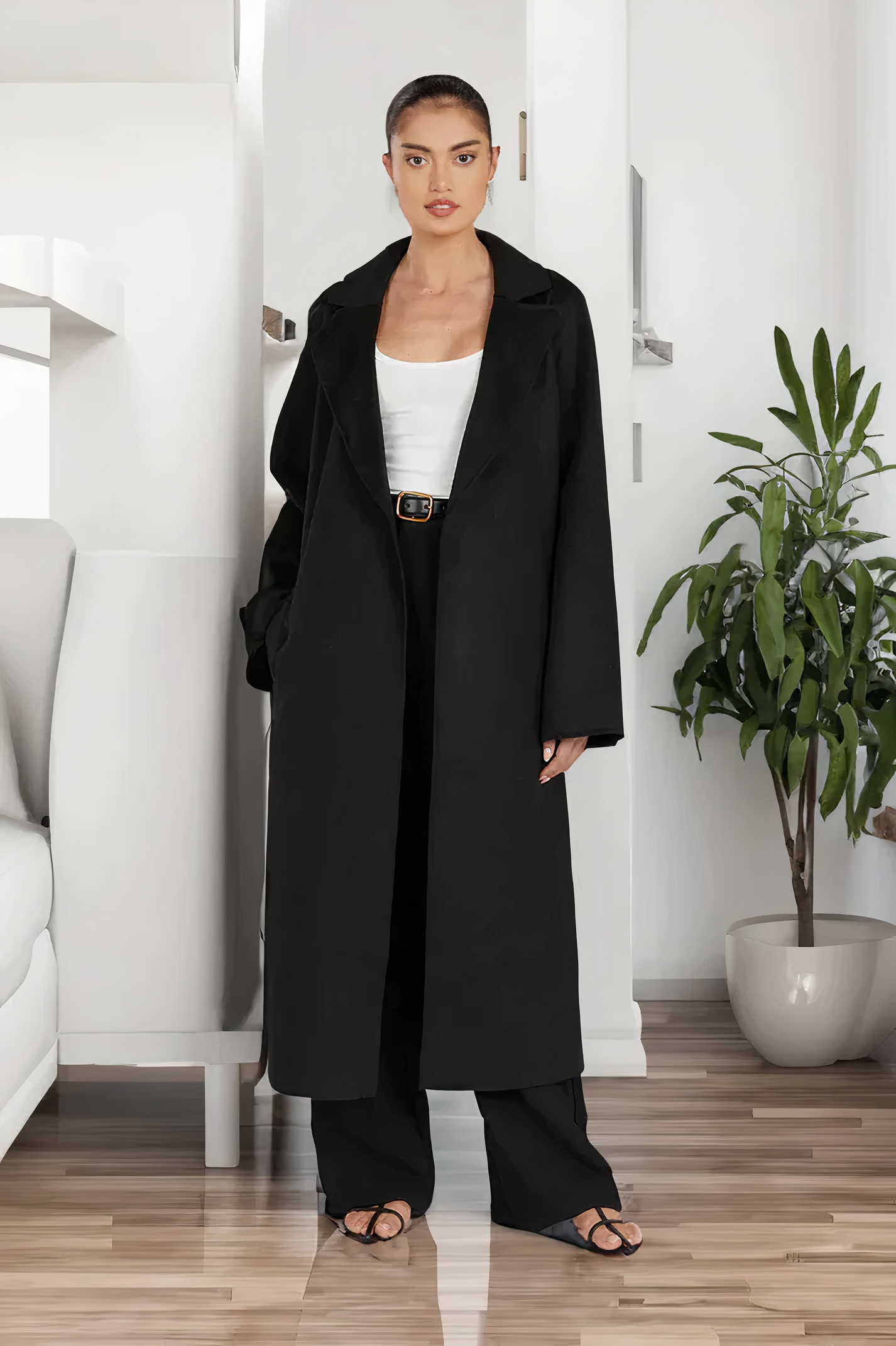 Stilla | Lang Trench Frakke Selima