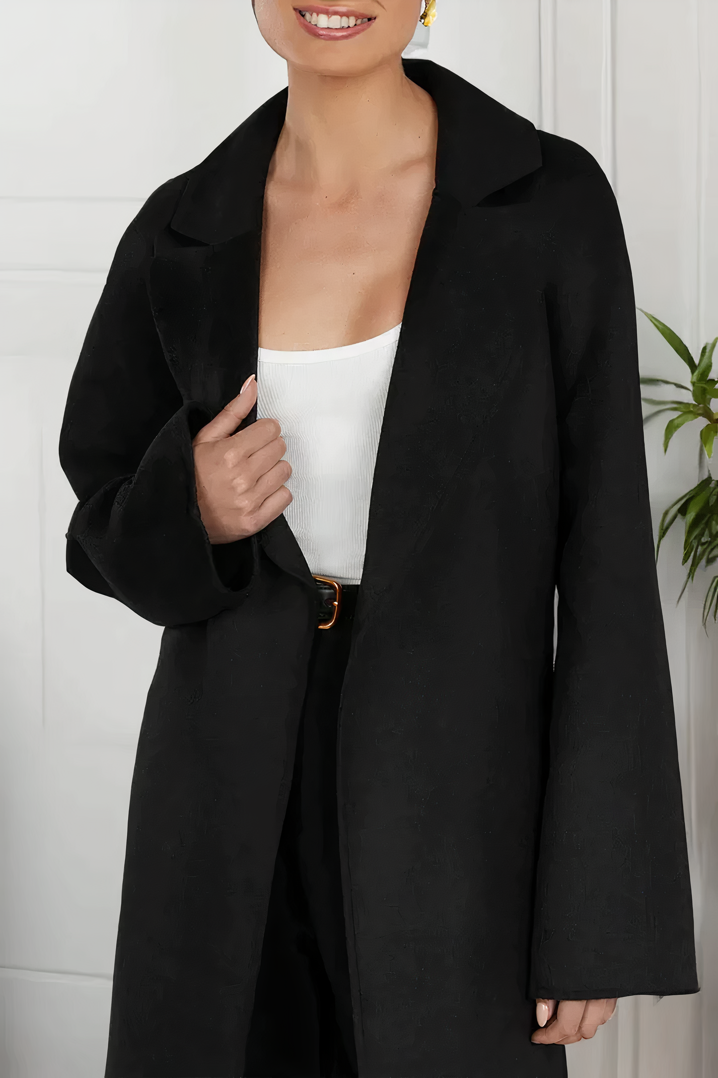 Stilla | Lang Trench Frakke Selima