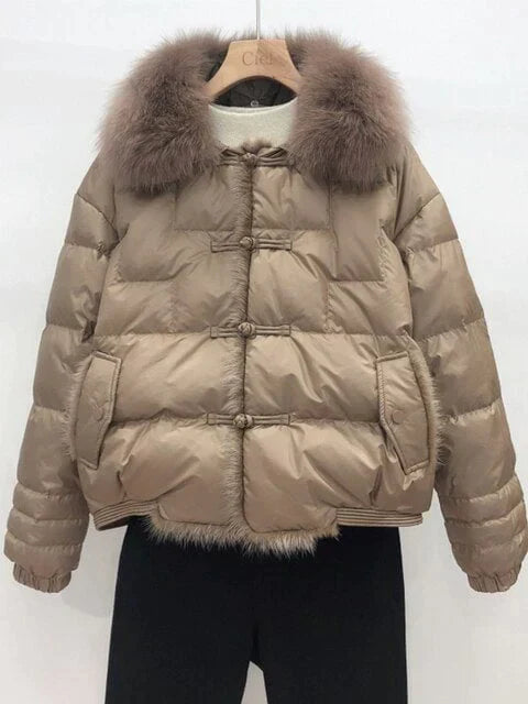 Stilla | Puff Coat Rosenrød