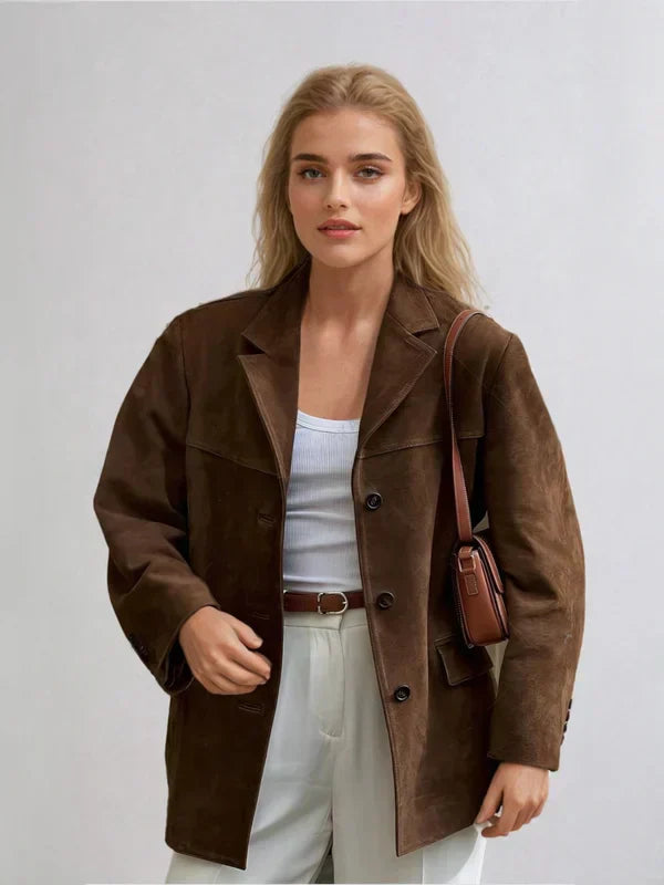 Stilla | Klassisk Suede Blazer