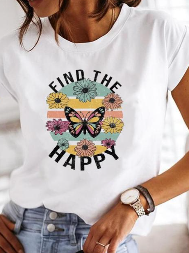 Stilla | Rosalinda Stilfuld T-shirt Med Hjertemotiv