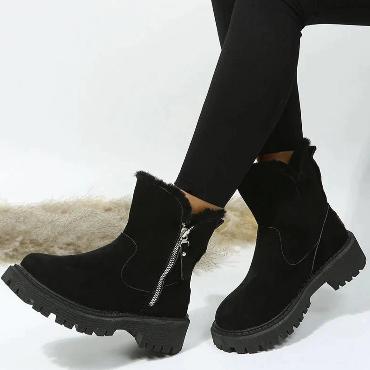Stilla | Fodrede Støvler Suede