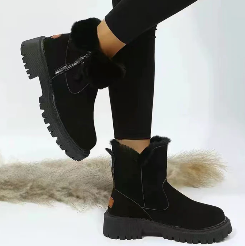 Stilla | Fodrede Støvler Suede