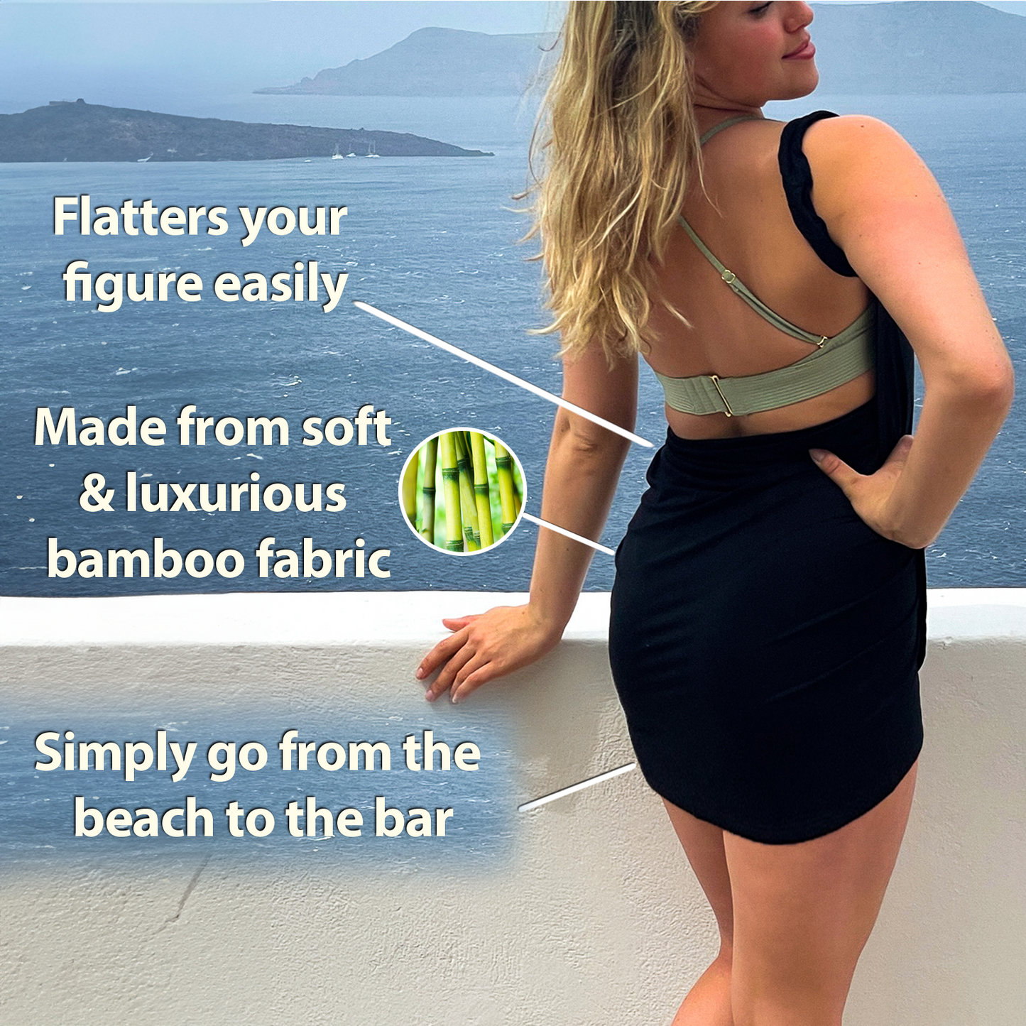 Stilla | Bamboo Wrap Dress Cover up