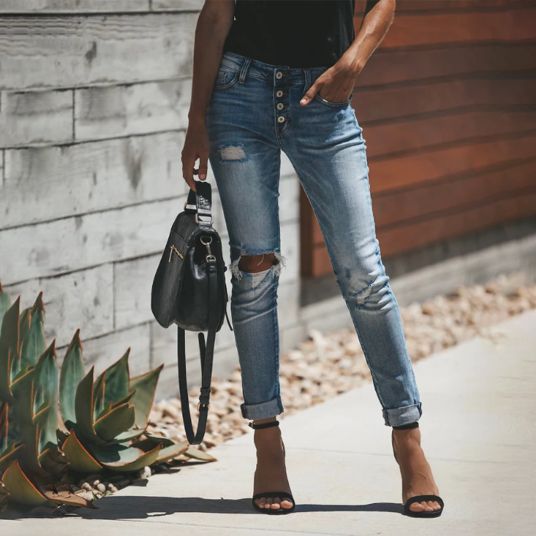 Stilla | Kvinder Ripped Jeans