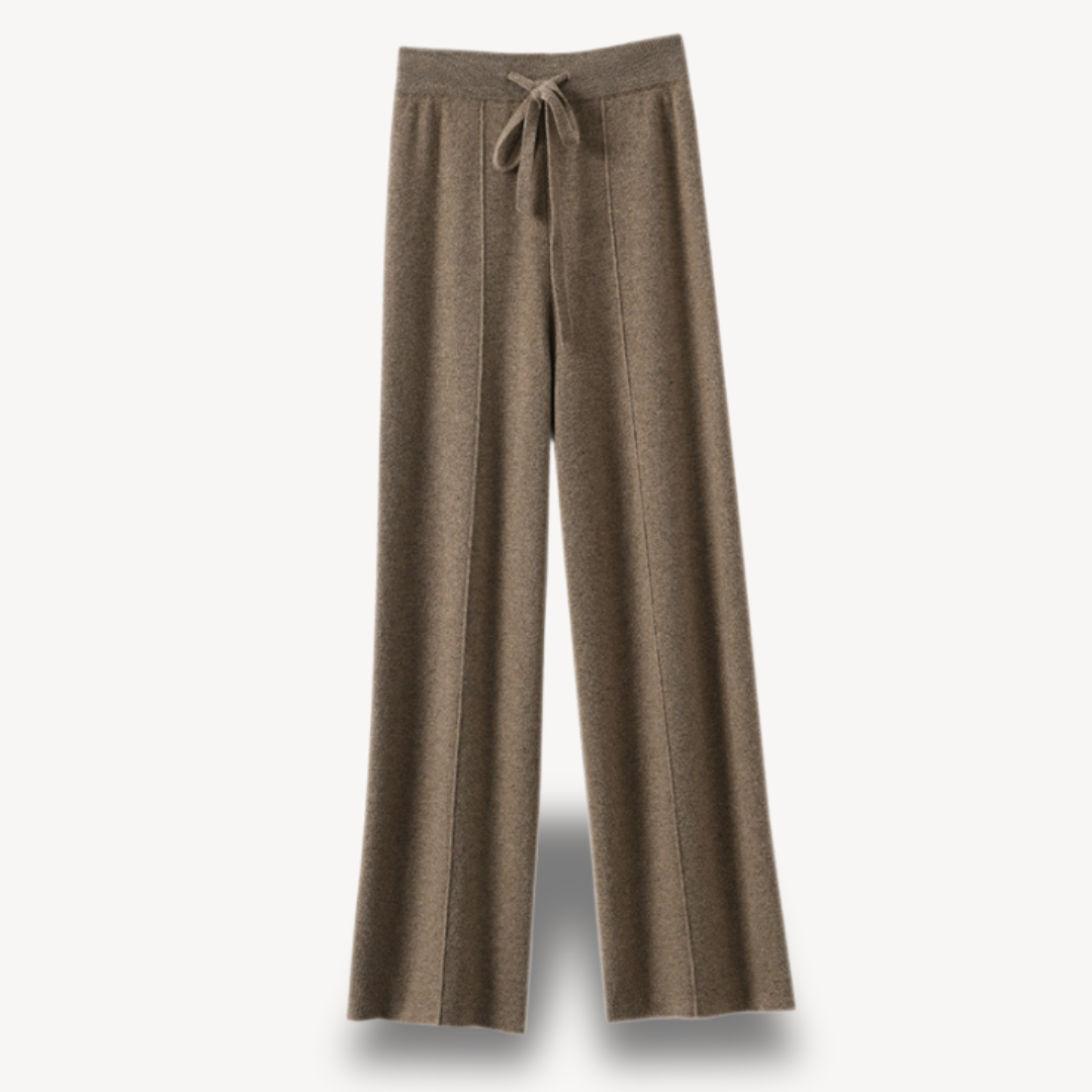 Stilla | Kvinders Cashmere Bredbenede Bukser Luksuriøs Loungewear