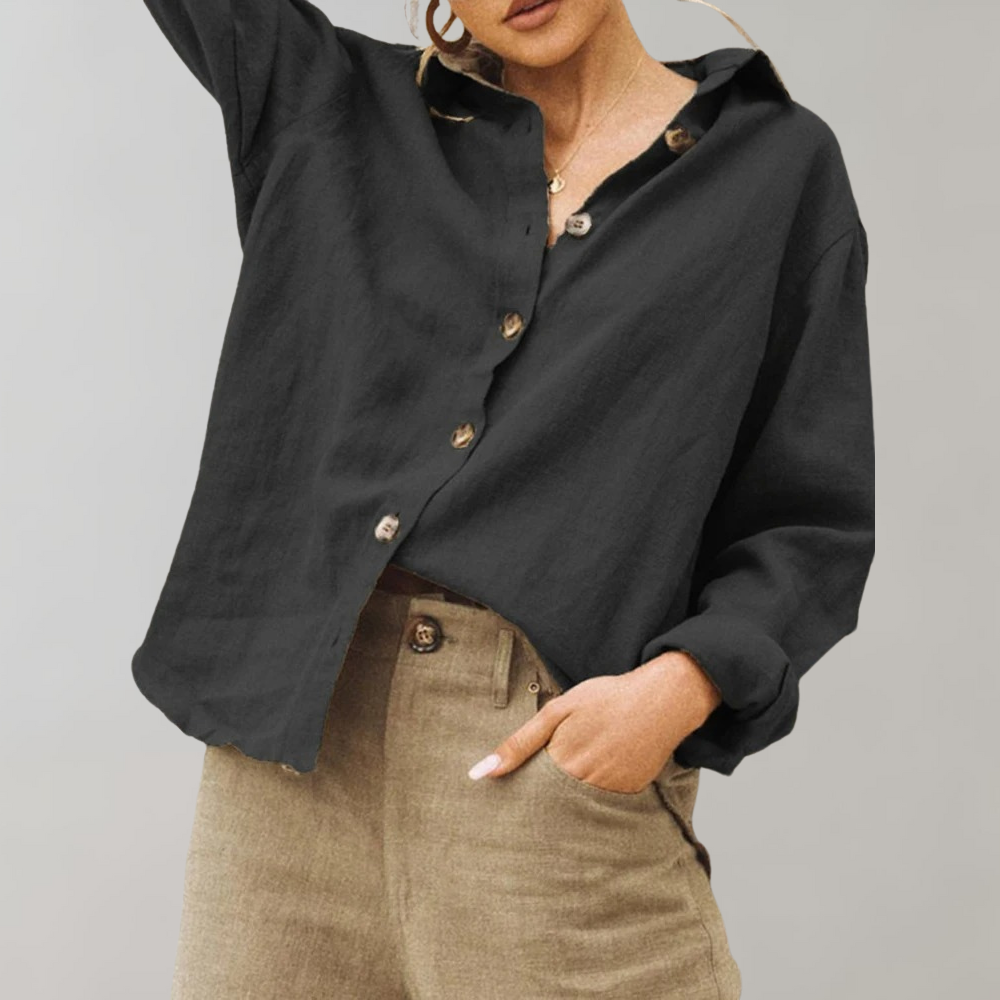 Stilla | Trendy Bluse med Knapper til Kvinder