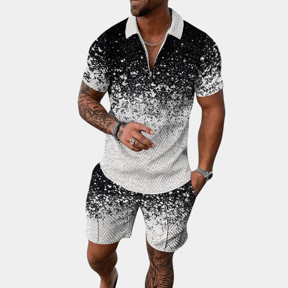 Stilla | Polo Shirt Shorts To-Dels Sæt