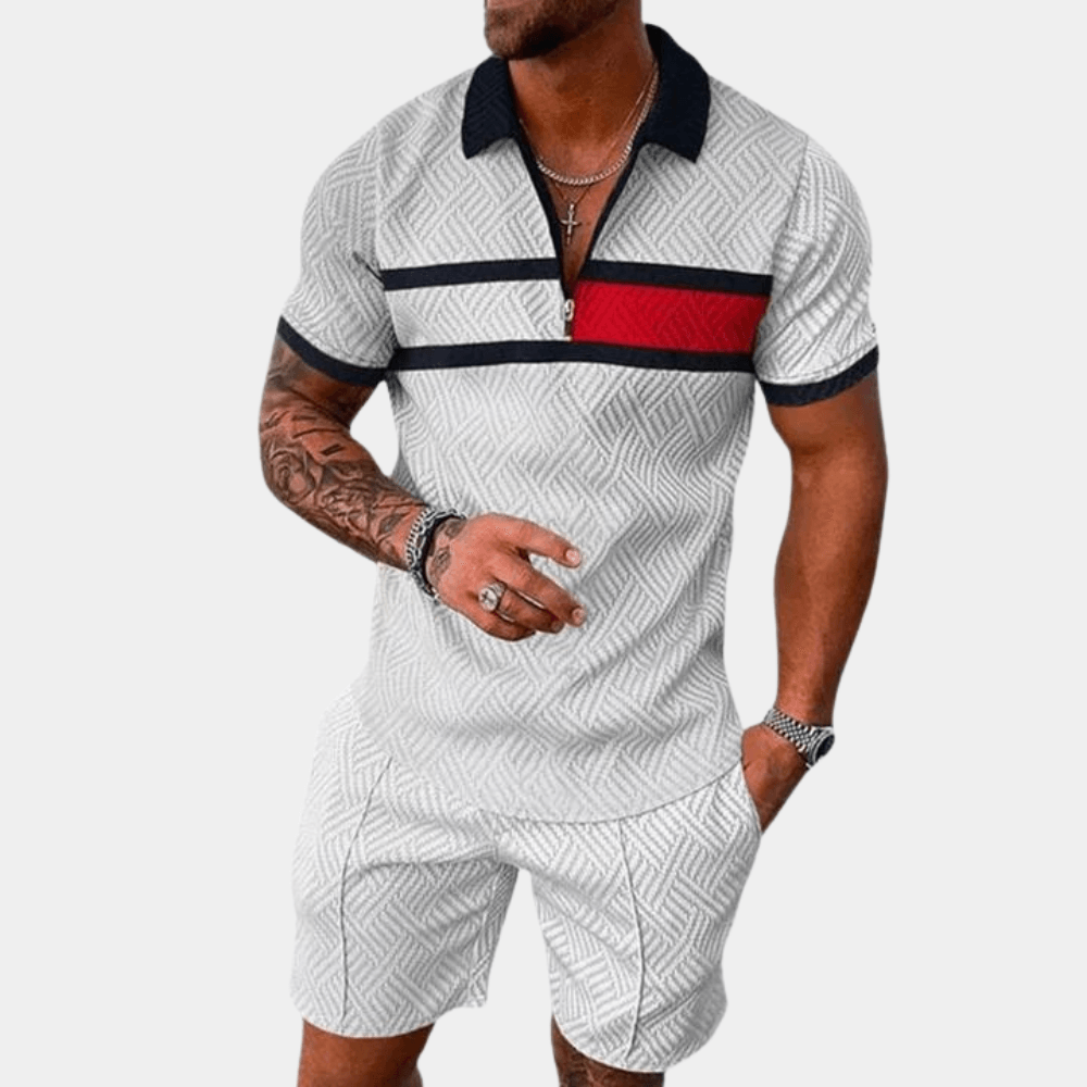 Stilla | Polo Shirt Shorts To-Dels Sæt