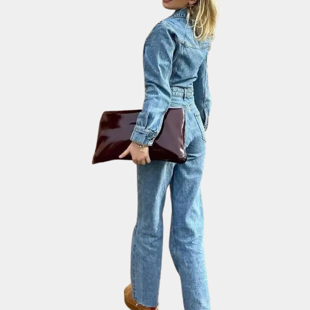 Stilla | Stilfuld Denim-Jumpsuit