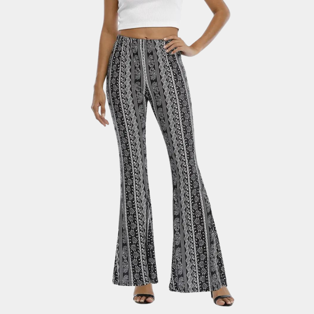 Stilla | Boho Flared Bukser