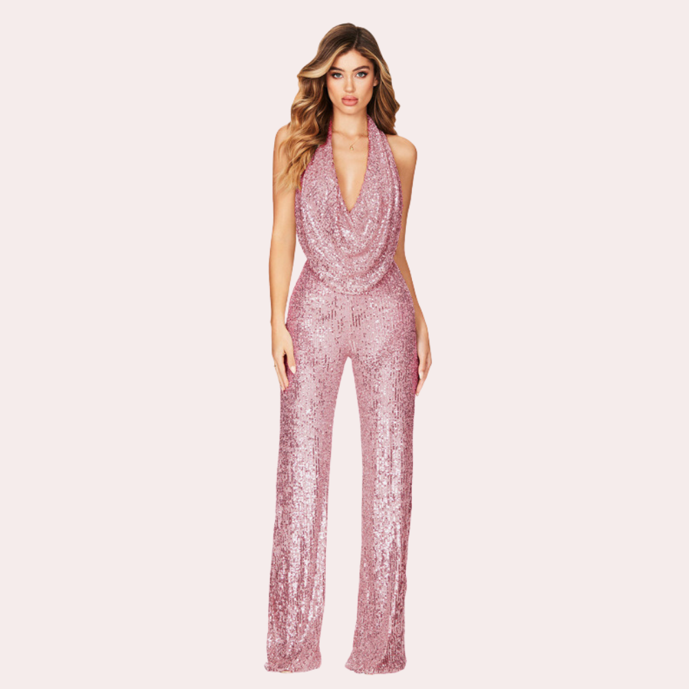Stilla | Glitrende Glamour-Jumpsuit til Kvinder