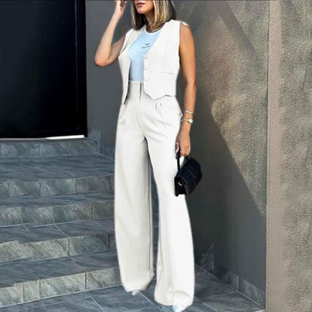 Stilla | Trendy cardigan og bukser til kvinder