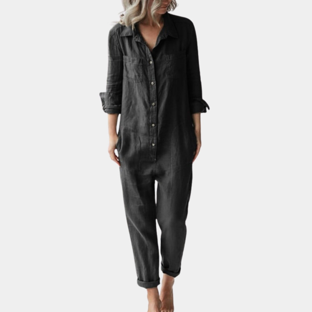 Stilla | Jumpsuit Til Kvinder Med Lange Ærmer