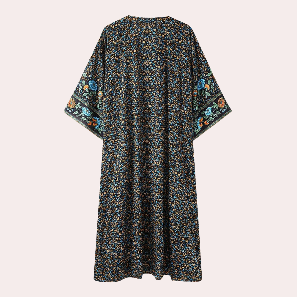 Stilla | Cardigan Med Lange Ærmer Bohème Blooming Beauty