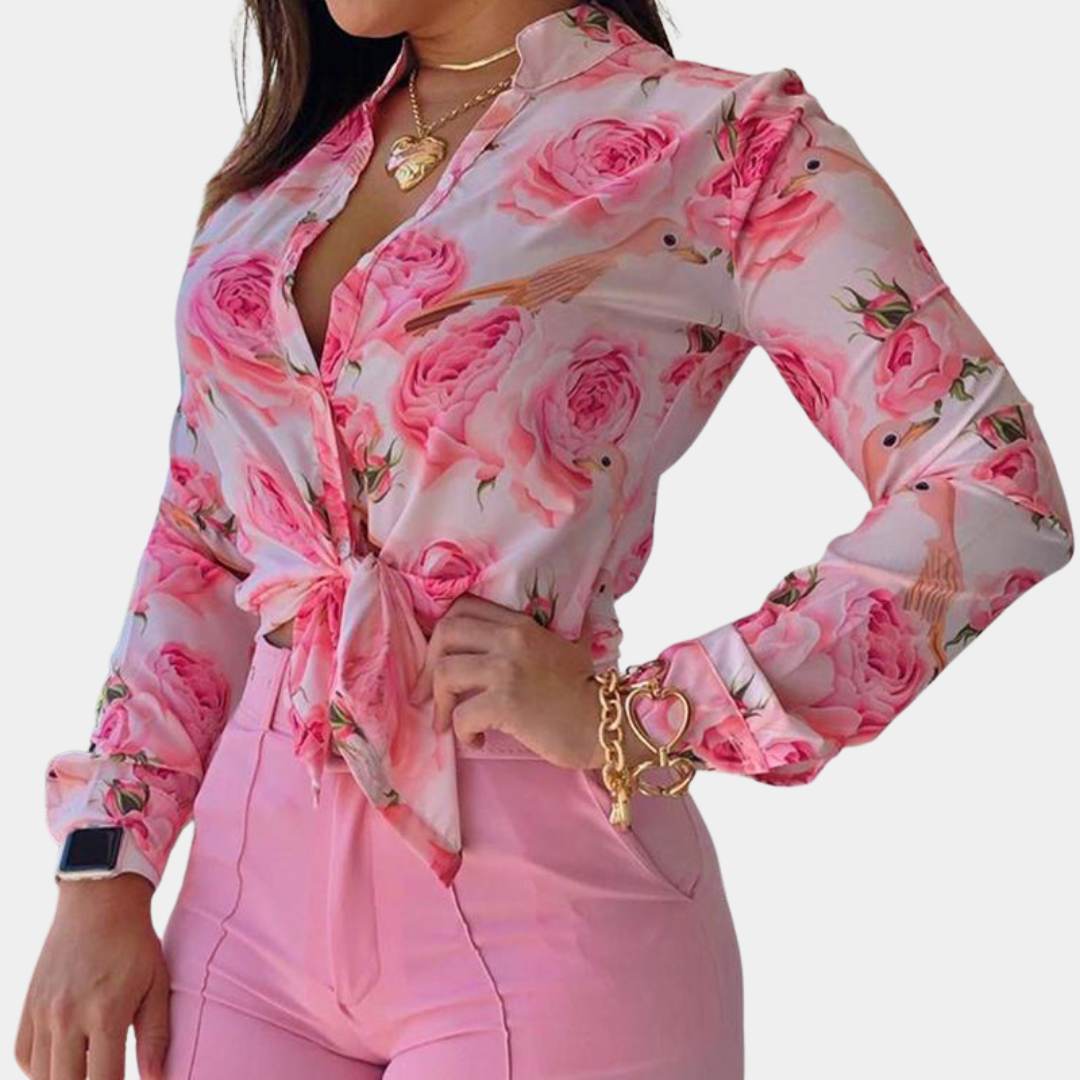 Stilla | Elegant Sommer Sæt Med En Bluse Og Et Cool Shorts