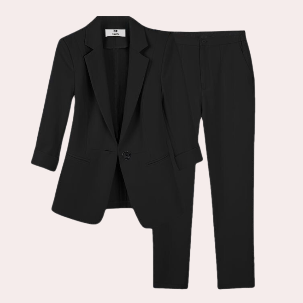 Stilla | Tidløst Blazer og Buksesæt til Kvinder