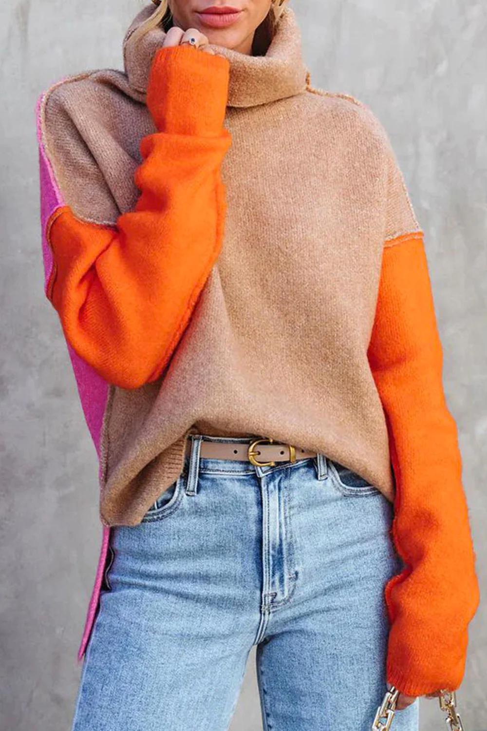Stilla | Fantastisk Sweater med Farveblokke