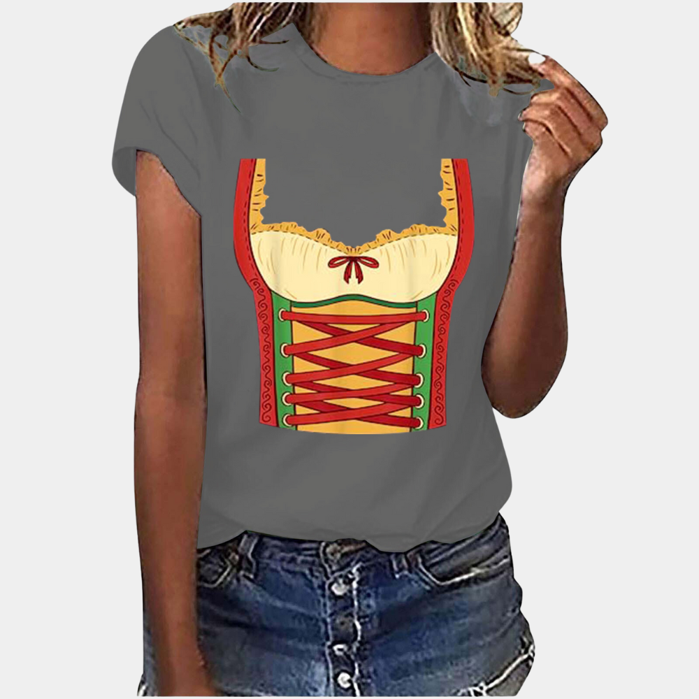 Stilla | Trendy Oktoberfest T-shirt med komfort til damer