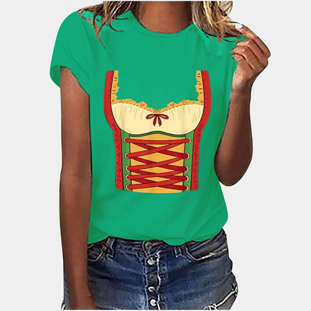 Stilla | Trendy Oktoberfest T-shirt med komfort til damer