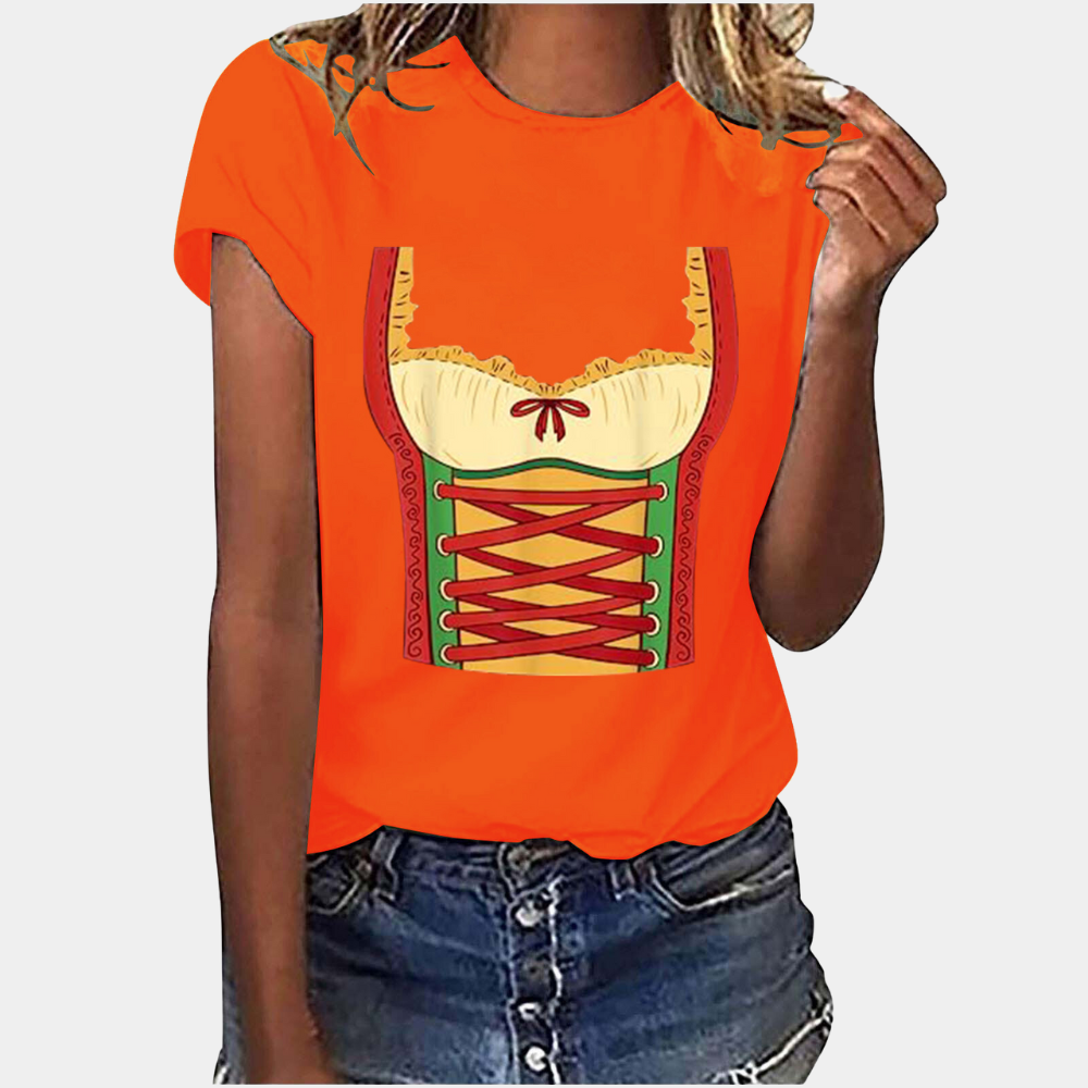 Stilla | Trendy Oktoberfest T-shirt med komfort til damer
