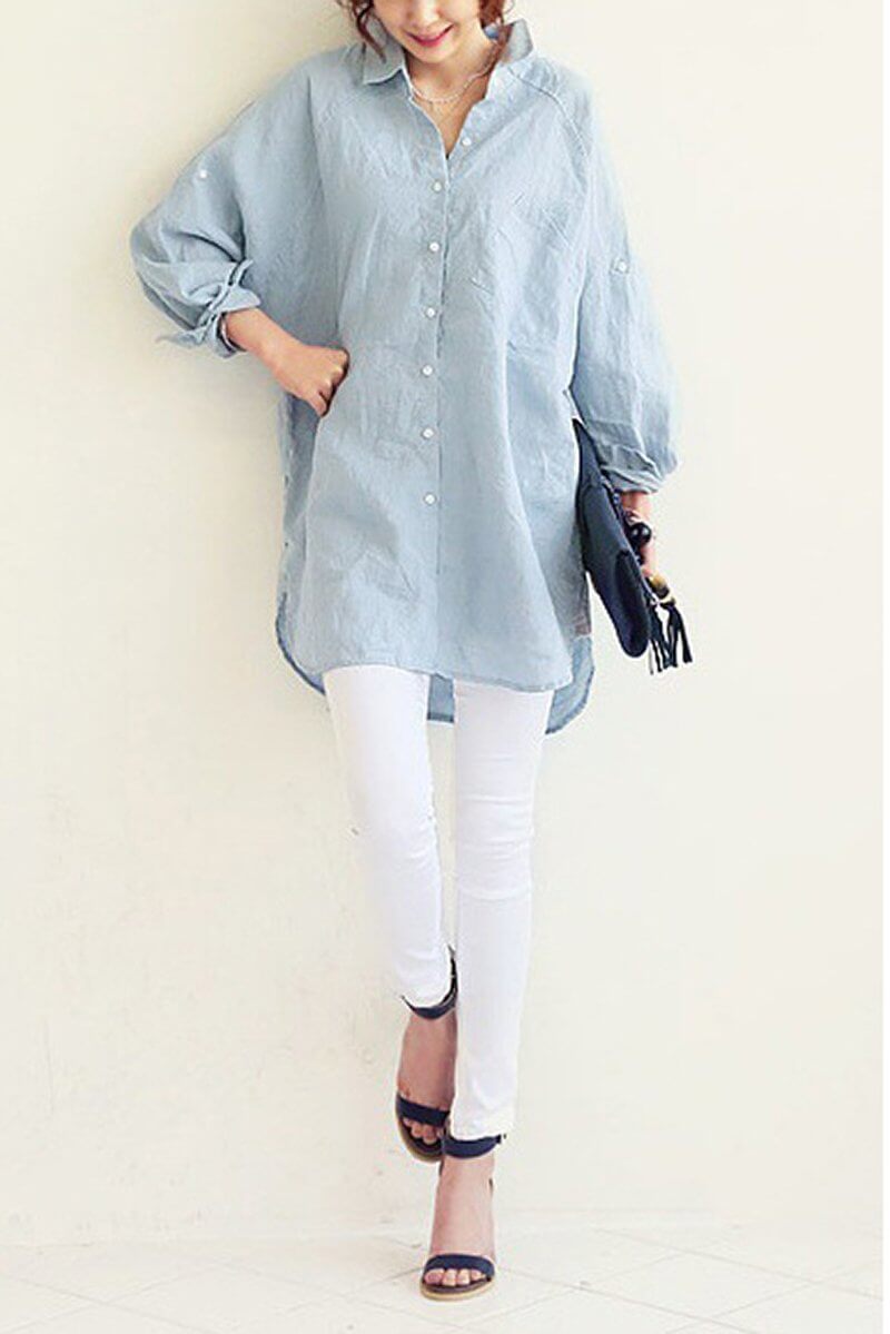 Stilla | Chemise Linoleum Ekstra Stort