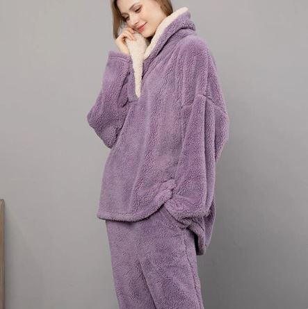 Stilla | Pyjamasæt i fluffy fleece til natten