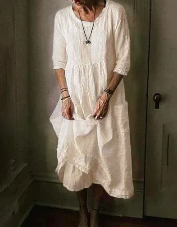 Stilla | Oversize Damekjole Bomuldslinned