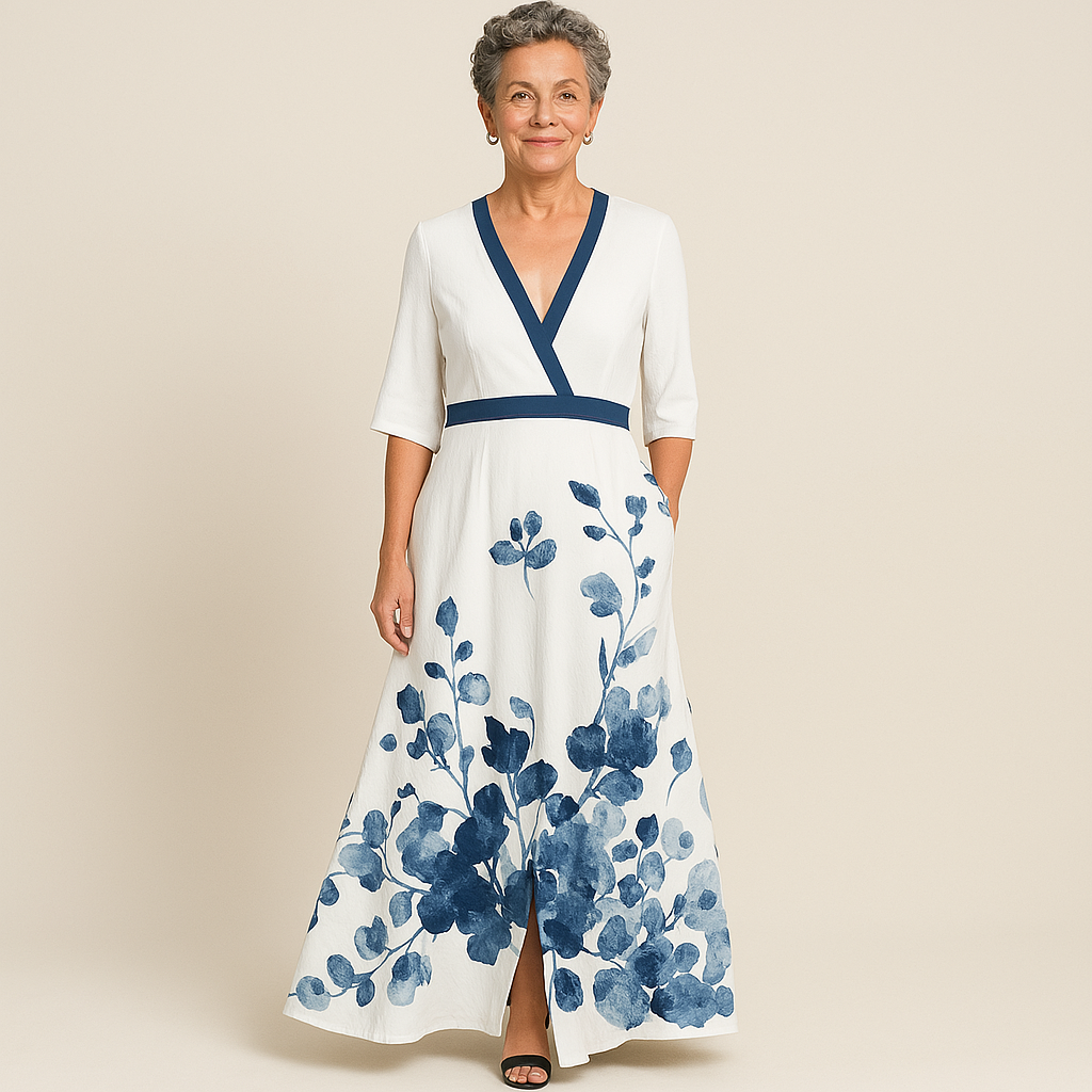 Stilla | Kvinders Bomulds Blomster Maxi Kjole