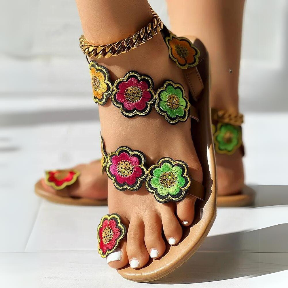 Stilla | Kvinders Sandaler Med Blomster