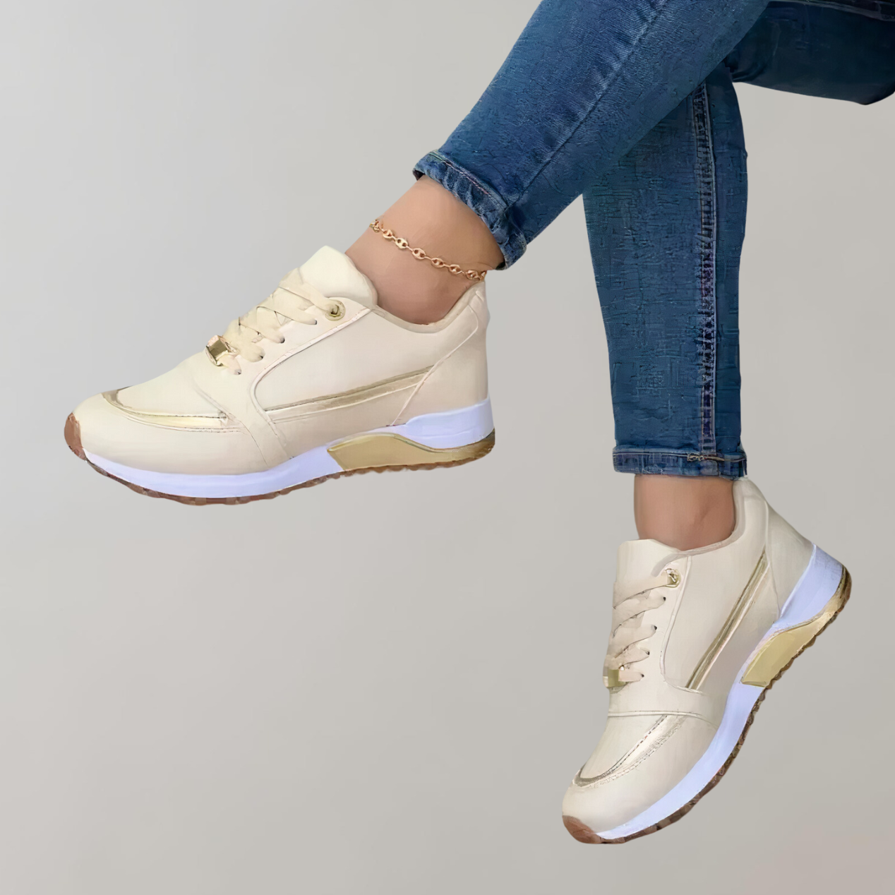 Stilla | Stilfulde Low Top Snørestøvler Til Damer Til Hverdagen Sporty Casual Fashion Sneakers