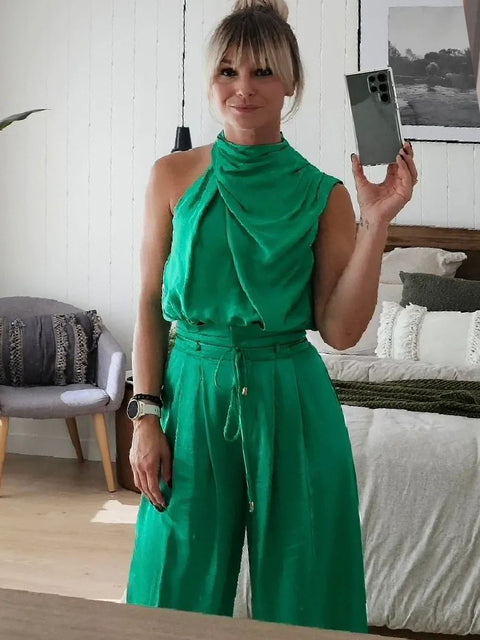 Stilla | Elegant ærmeløs top-sæt til damer