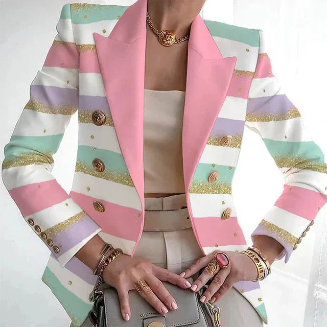 Stilla | Smart Trykt Blazer