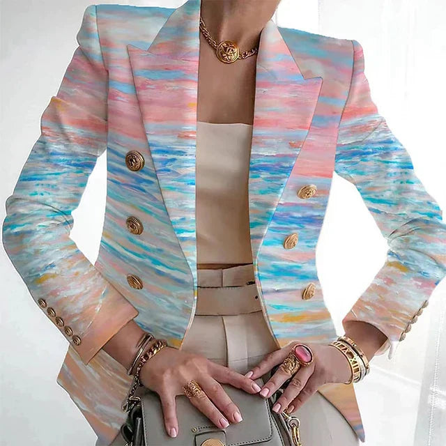 Stilla | Smart Trykt Blazer