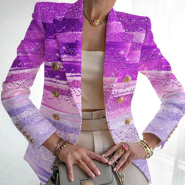 Stilla | Smart Trykt Blazer