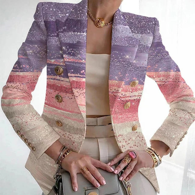 Stilla | Smart Trykt Blazer