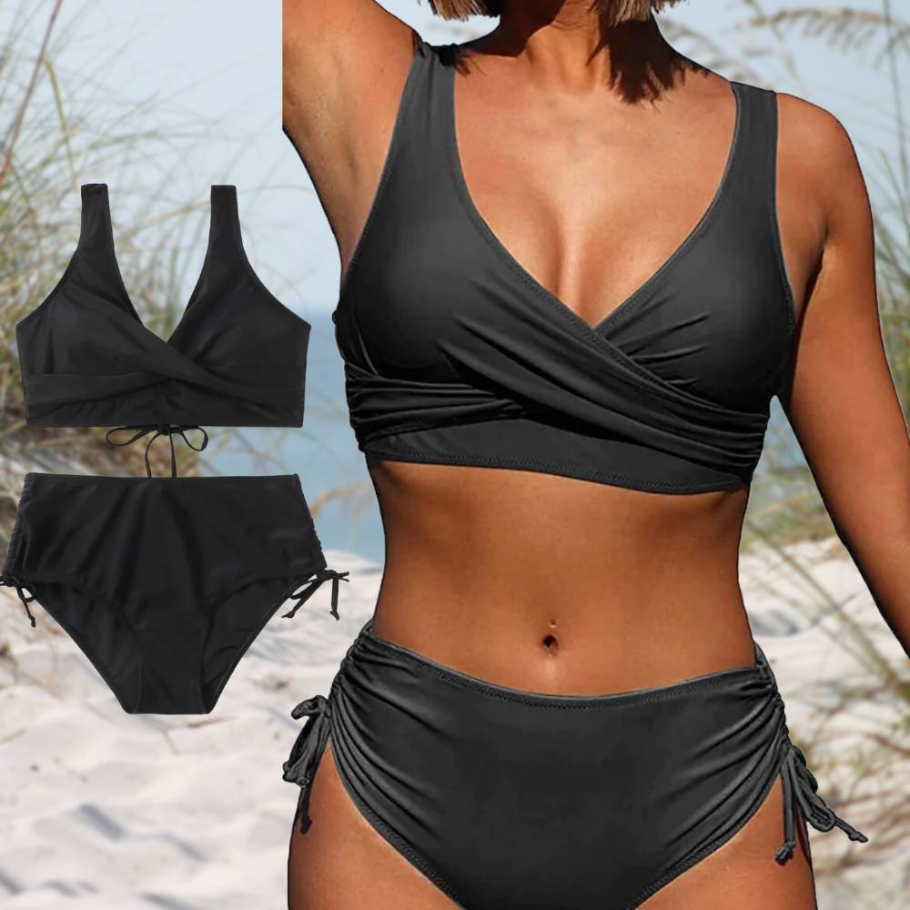 Stilla | Jane Stilfuld 2 Delt Bikini Sæt Til Sommeren