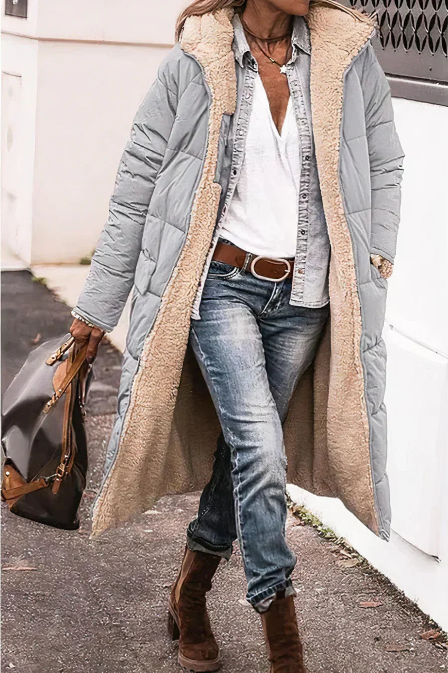Stilla | Elegant Dobbeltsidet Varm Parka