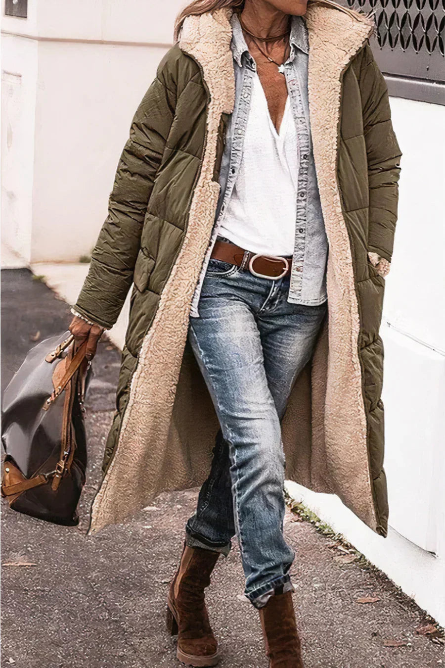 Stilla | Elegant Dobbeltsidet Varm Parka