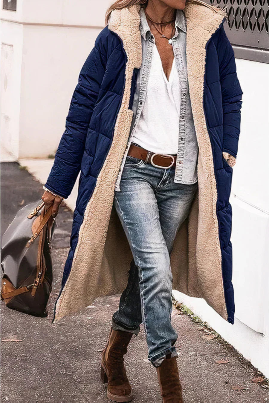 Stilla | Elegant Dobbeltsidet Varm Parka