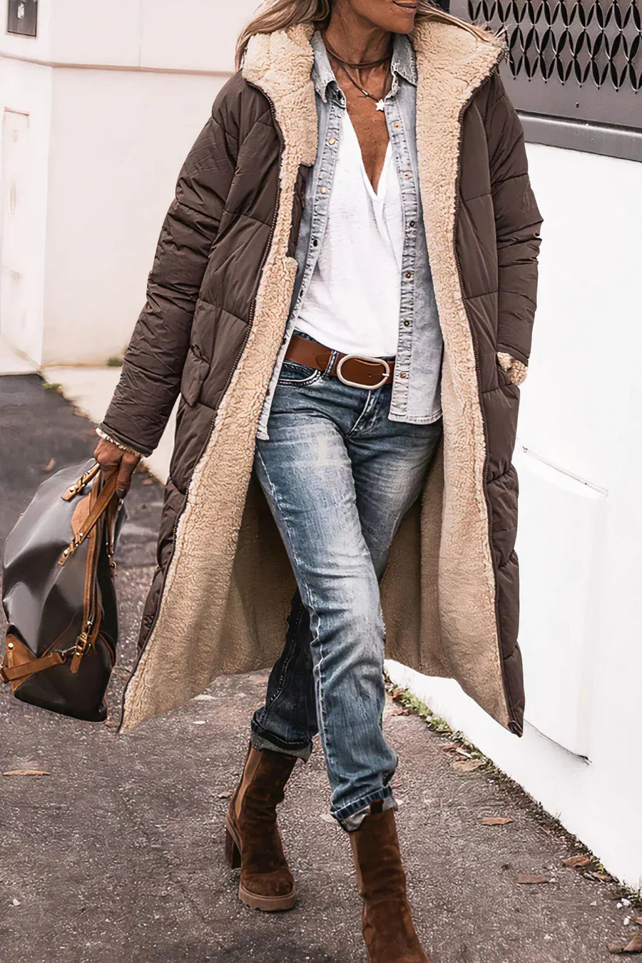 Stilla | Elegant Dobbeltsidet Varm Parka