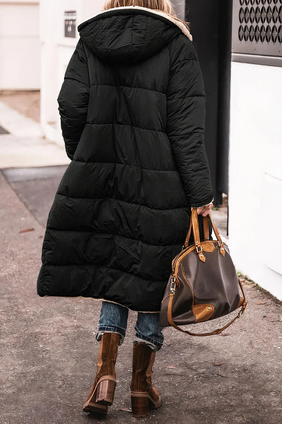 Stilla | Elegant Dobbeltsidet Varm Parka