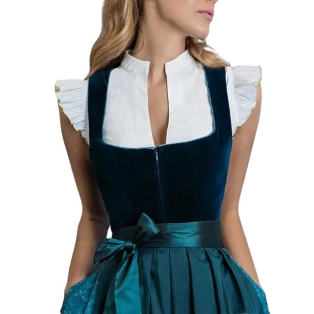 Stilla | Forførende LaceUp Dirndl Bluse til Kvinder