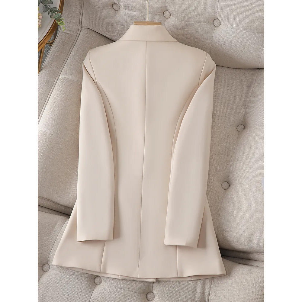 Stilla | Taljeret Blazer Med Perleknapper