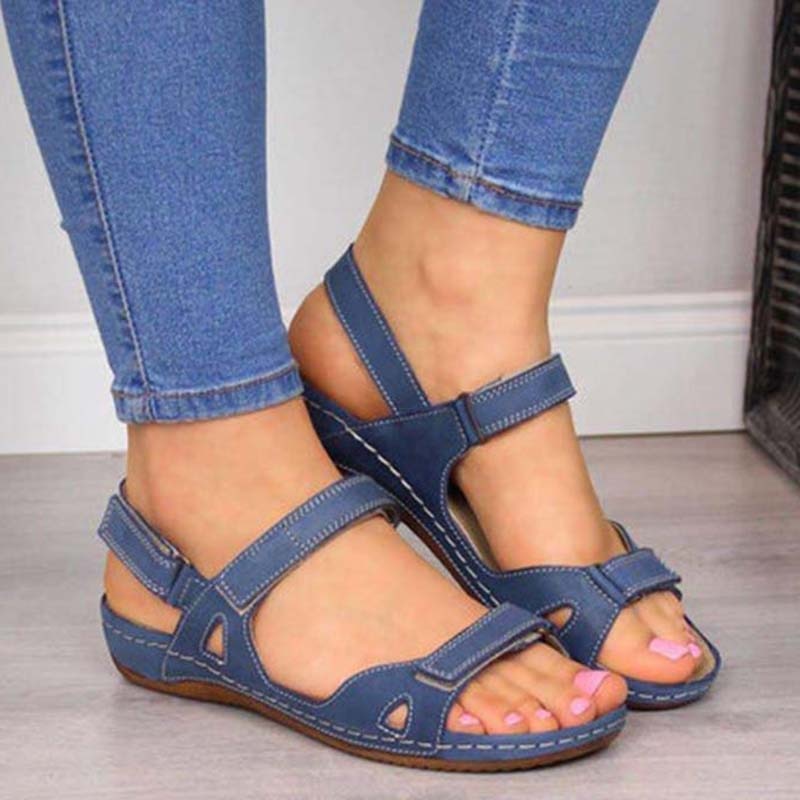 Stilla | sandaler Komfortable damesandaler med velcrolukning