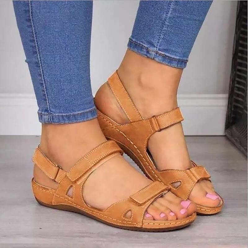 Stilla | sandaler Komfortable damesandaler med velcrolukning