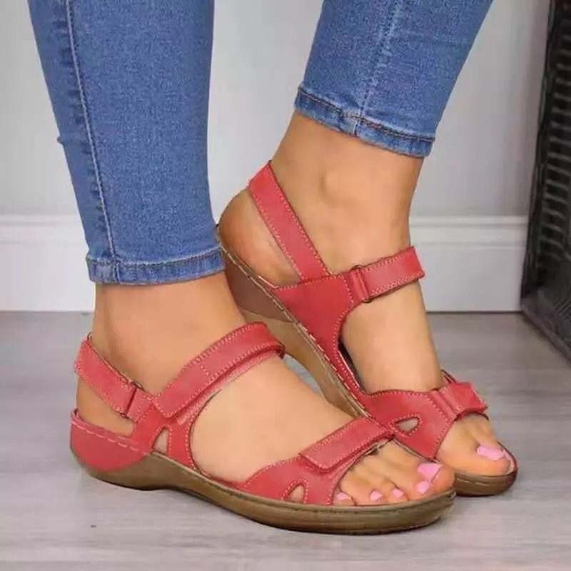 Stilla | sandaler Komfortable damesandaler med velcrolukning