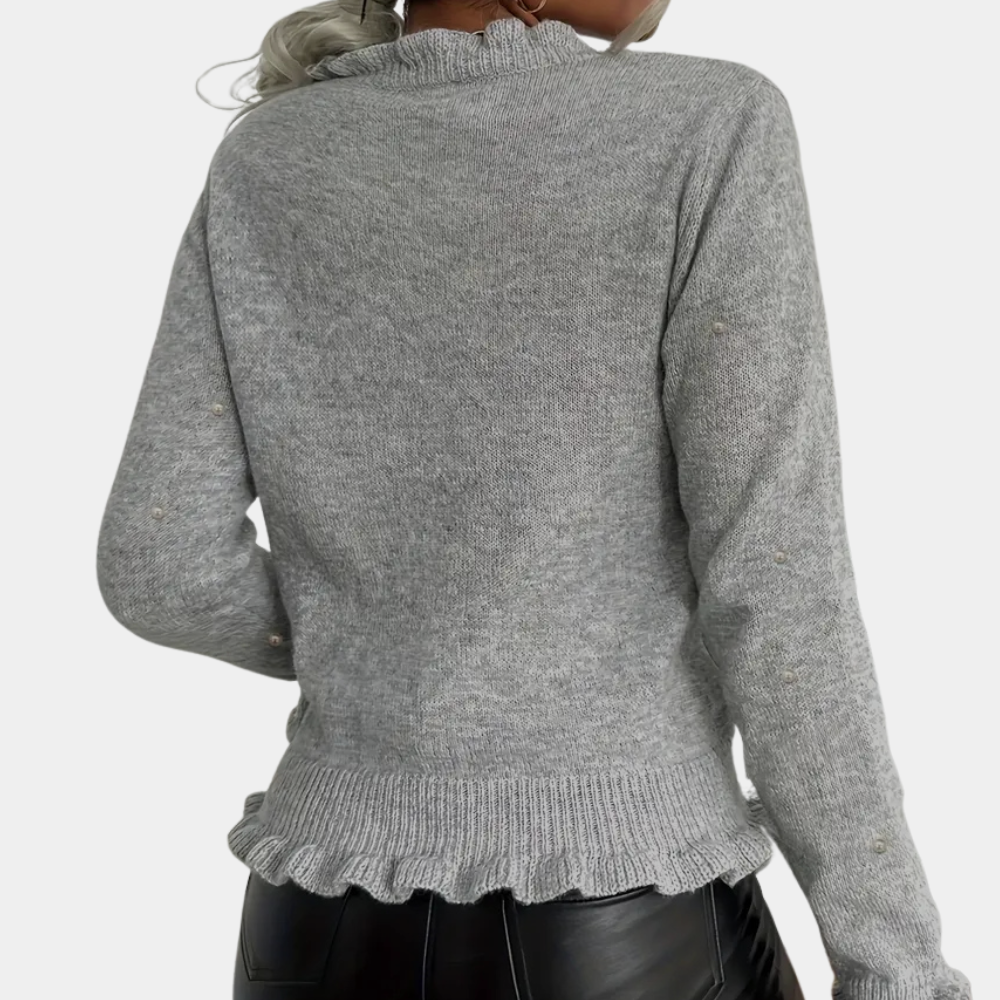 Stilla | Afslappet Strikket Cardigan Til Damer