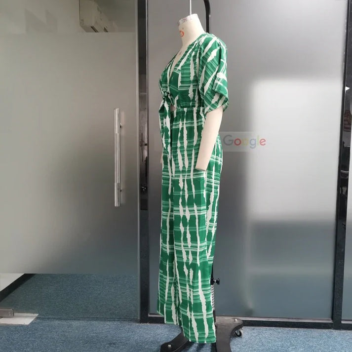 Stilla | Jumpsuit Med V-hals Til Kvinder