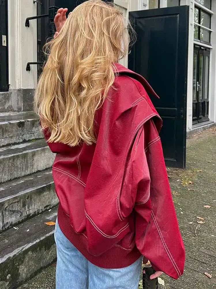 Stilla | Vinrød Jakke